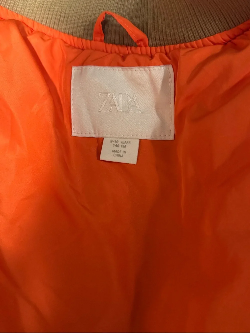 Zara Olive Green Puffer Jacket